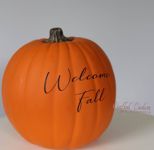 Orange Decor Pumpkin