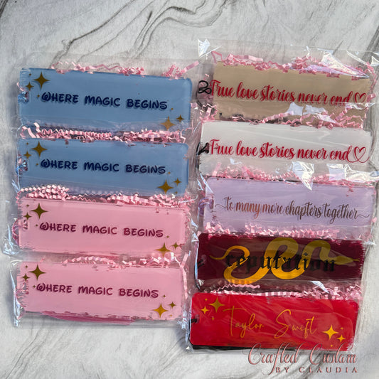 Assorted Acrylic Bookmarks